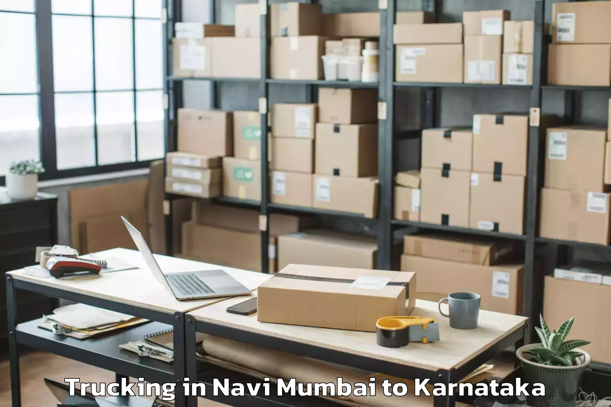 Easy Navi Mumbai to Shrirangapattana Trucking Booking